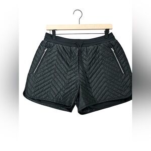 Athleta Black Quilted Athletic Shorts